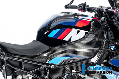 Ilmberger Carbon Tank Side Panel, Right Full Version for the BMW S 1000 R '21 / S 1000 RR '19-23 / M 1000 R '23-24 / M 1000 RR '21-24