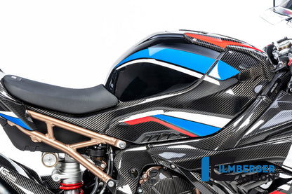 Ilmberger Carbon Tank Side Panel, Right Full Version for the BMW S 1000 R '21 / S 1000 RR '19-23 / M 1000 R '23-24 / M 1000 RR '21-24