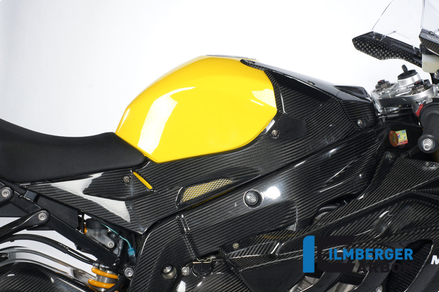 Ilmberger Carbon Tank Side Panel, Right Carbon for the BMW S1000RR '09-14 / HP4 2012