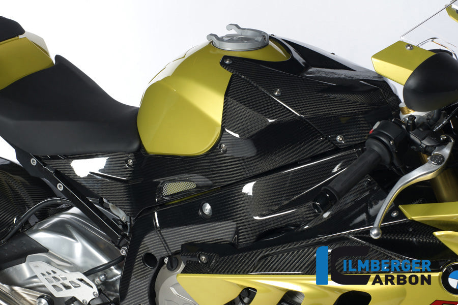 Ilmberger Carbon Tank Side Panel, Right Carbon for the BMW S1000RR '09-14 / HP4 2012