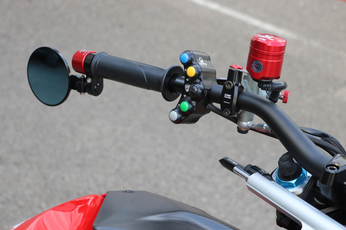 CNC Racing Reservoir Mounting Bracket for Mirror Mounting - Long