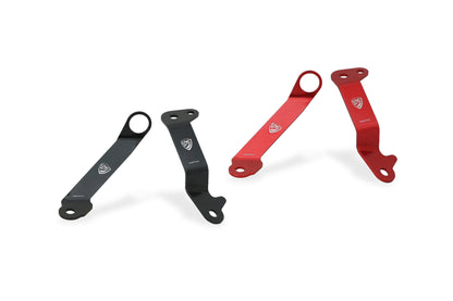 CNC Racing Aluminum Front Reservoir Brackets for the Ducati Panigale V4 / S (up to 2020) / 899 / 959 / 1199 / 1299 / V2