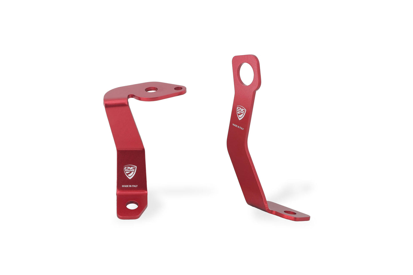 CNC Racing Aluminum Front Reservoir Brackets for Moto Guzzi V100 Mandello