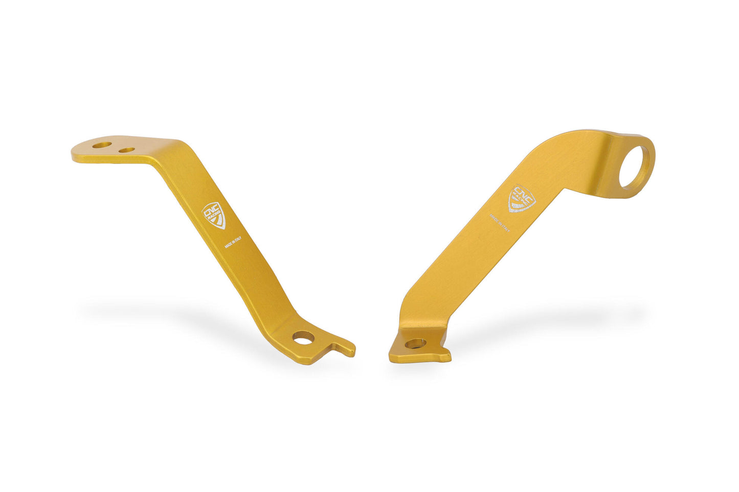 CNC Racing Aluminum Front Reservoir Brackets for the Ducati Panigale V4 (2025+)