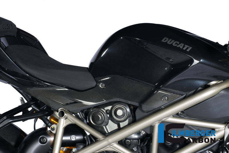 Ilmberger Carbon Underseat Side Panels Right, Carbon for the Ducati Streetfighter 1100 '09 / Streetfighter 848 '12