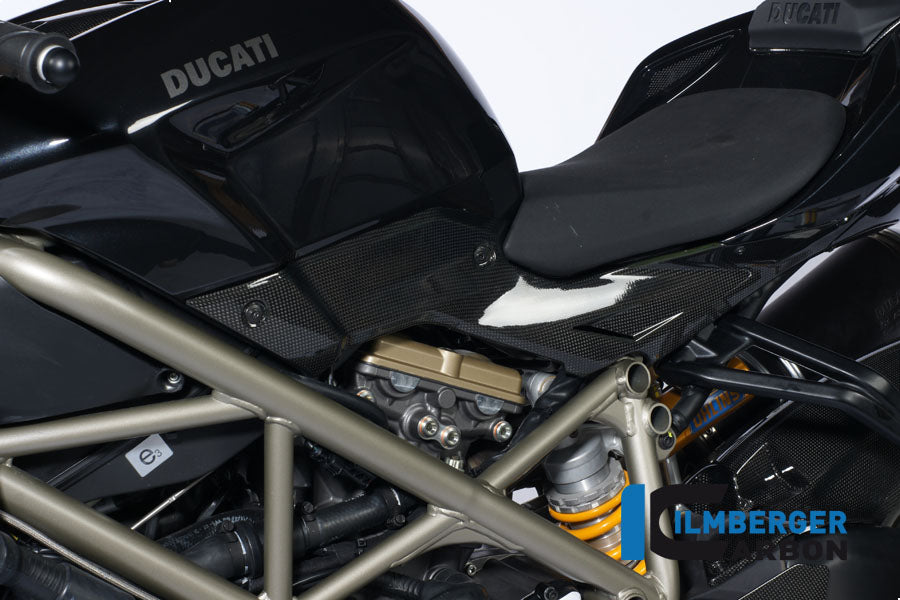 Ilmberger Carbon Underseat Side Panels Left, Carbon for the Ducati Streetfighter 1100 '09 / Streetfighter 848 '12