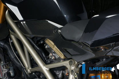 Ilmberger Carbon Underseat Side Panels Left, Carbon for the Ducati Streetfighter 1100 '09 / Streetfighter 848 '12