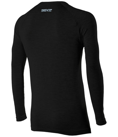 SIX2 Merino Wool Henley Shirt
