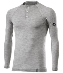 SIX2 Merino Wool Henley Shirt