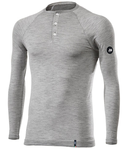 SIX2 Merino Wool Henley Shirt