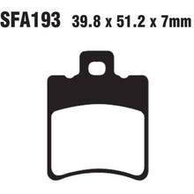 EBC Brakes Double-H Sintered Superbike Brake Pads Front -  SFA193HH