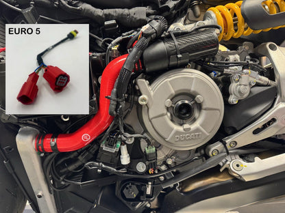 MonzaTech IEC Electronic Engine Temperature Cooling Kit for Ducati Streetfighter V2 (22-24)
