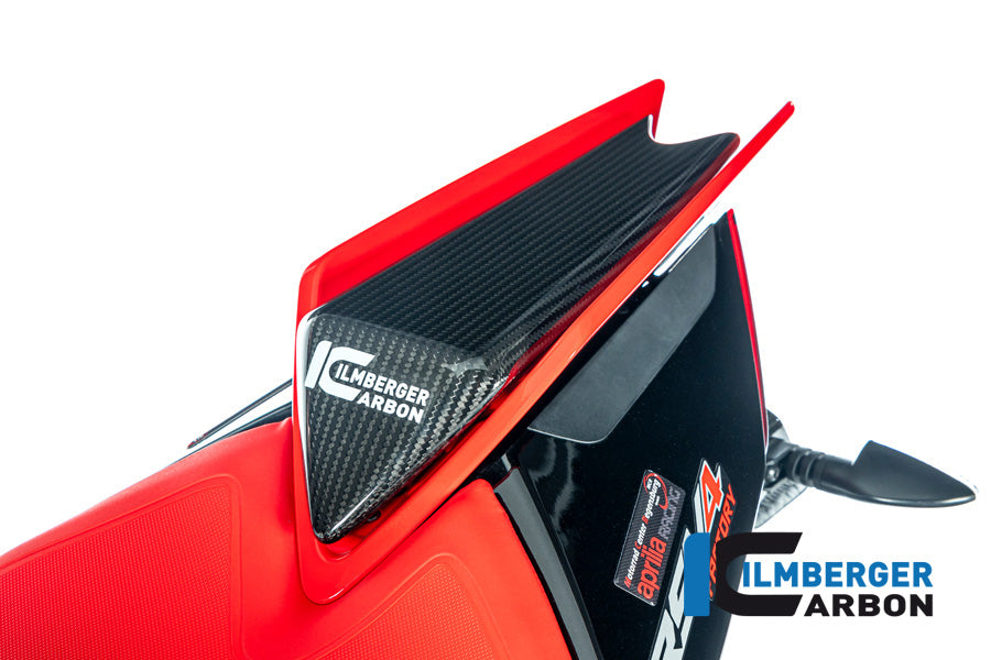 Ilmberger Carbon Passanger Seat Cover for the Aprilia Tuono / RSV4 2021