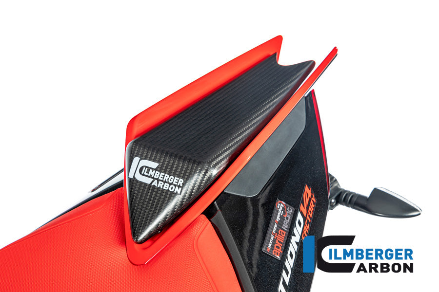 Ilmberger Carbon Passanger Seat Cover for the Aprilia Tuono / RSV4 2021