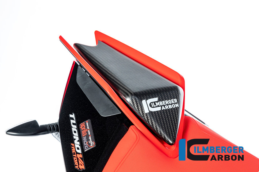 Ilmberger Carbon Passanger Seat Cover for the Aprilia Tuono / RSV4 2021