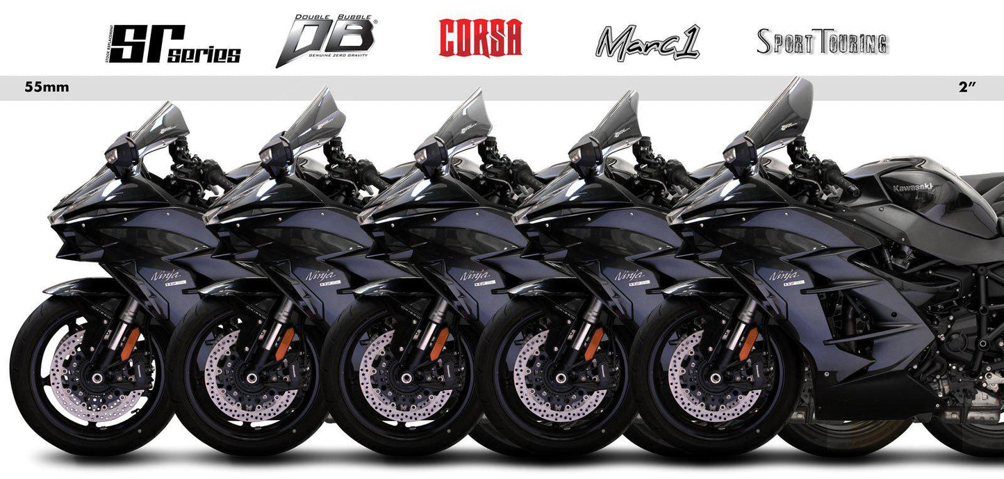 Zero Gravity Racing Windshields for the Kawasaki Ninja H2 SX (2018-22)