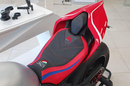 CNC Racing PRAMAC RACING LIMITED EDITION Rider Seat Cover for the Ducati Panigale V4 / S / R / Speciale