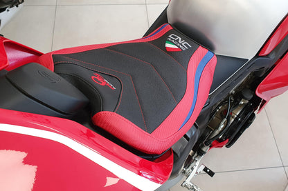 CNC Racing PRAMAC RACING LIMITED EDITION Rider Seat Cover for the Ducati Panigale V4 / S / R / Speciale