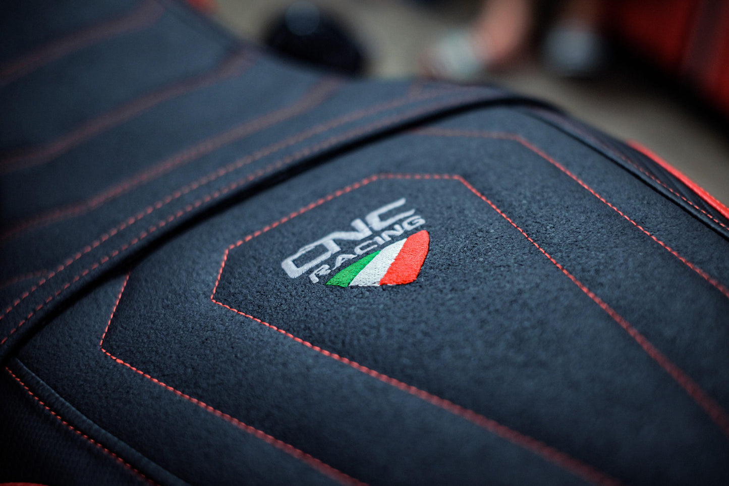 CNC Racing PRAMAC RACING LIMITED EDITION Rider Seat Cover for the Ducati Hypermotard 950