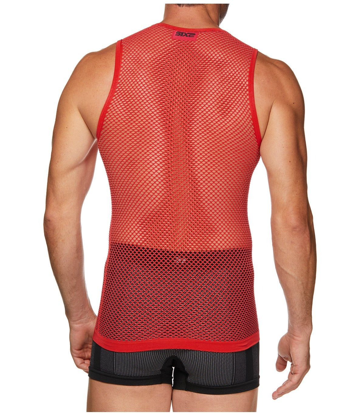 SIX2 Lightweight Sleeveless Mesh Shirt