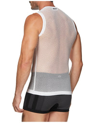 SIX2 Lightweight Sleeveless Mesh Shirt