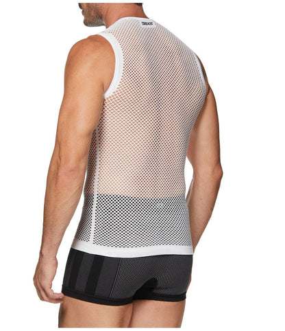 SIX2 Lightweight Sleeveless Mesh Shirt