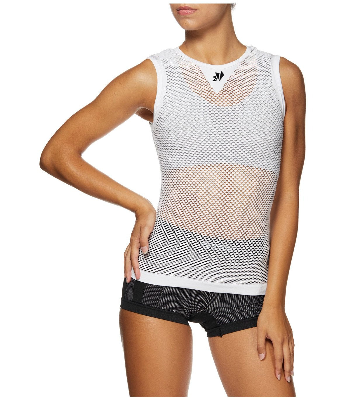 SIX2 Lightweight Sleeveless Mesh Shirt
