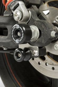 R&G Racing Rear Axle Sliders / Protectors for Harley Davidson XR1200 '08-'12
