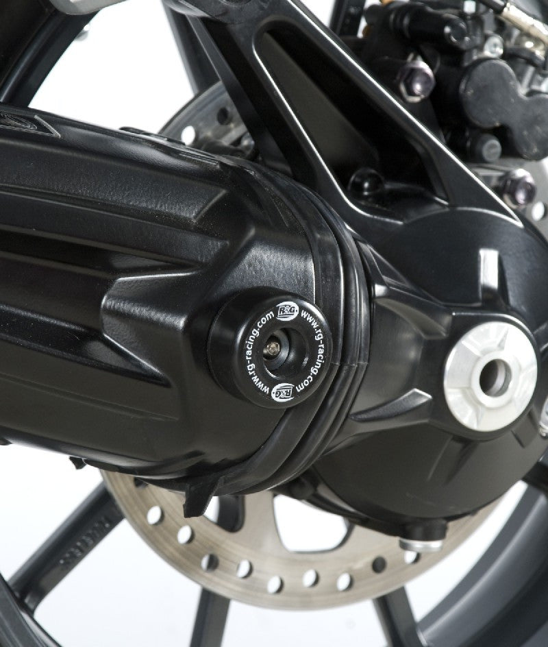 R&G Racing Rear Axle Sliders / Protectors for Triumph Tiger 1200 Explorer '12-'15 & Trophy SE '13-'16