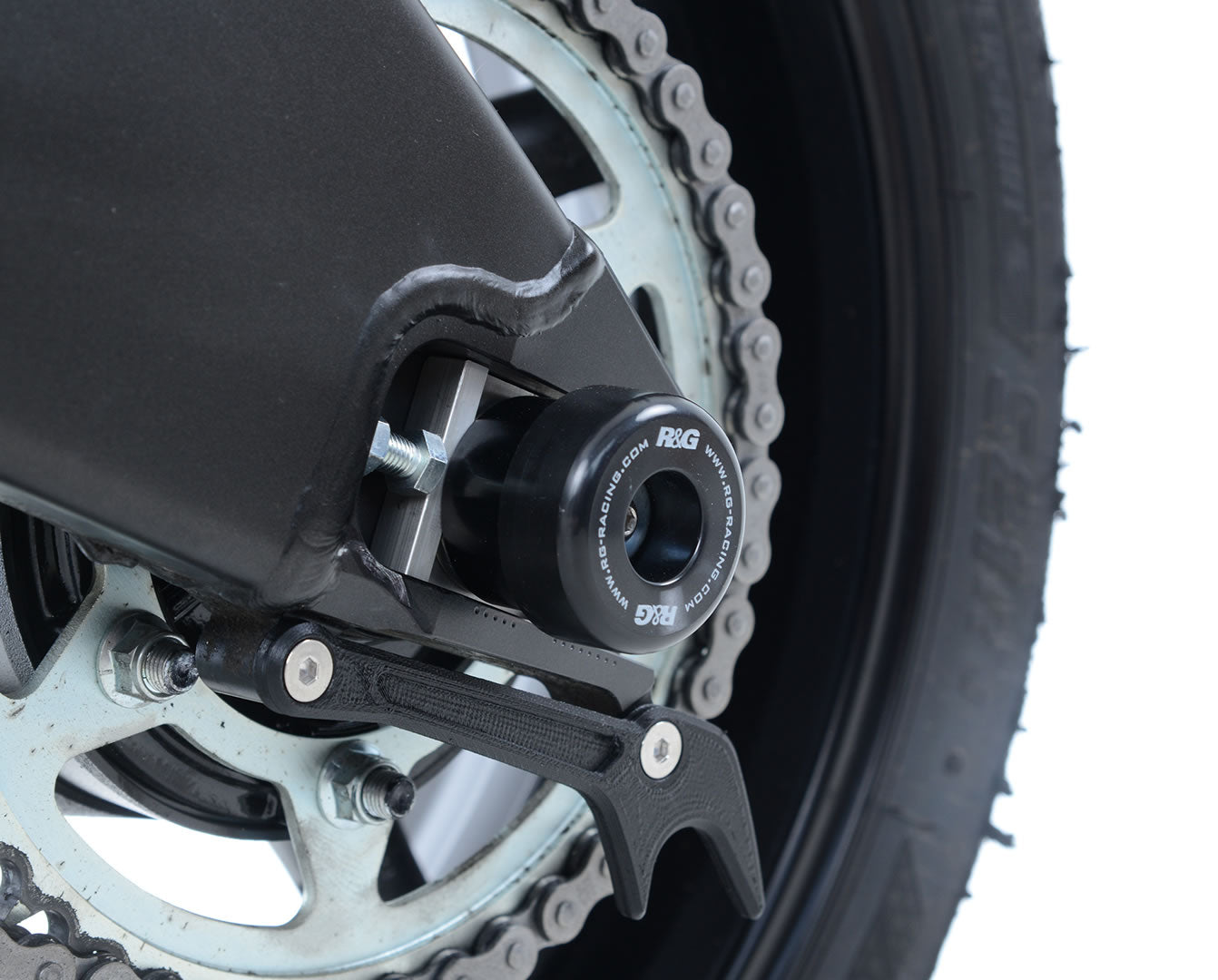 R&G Racing Swingarm Protectors for Yamaha YZF-R1 '09-19, YZF-R1M ?15-19 & YZF-R6 '06-19