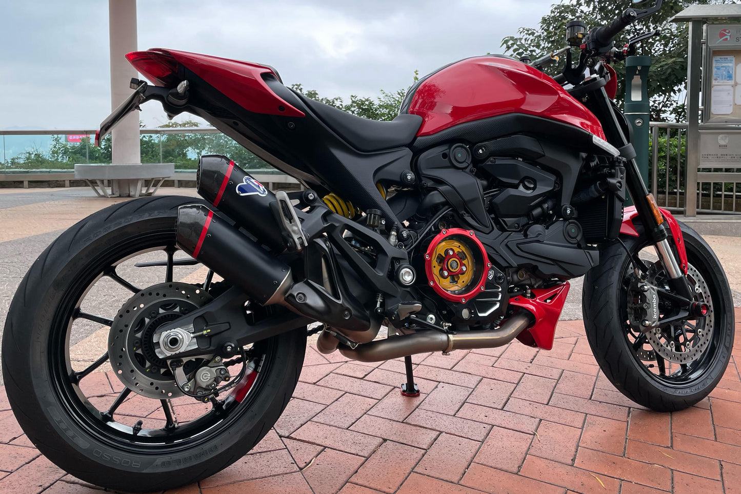 CNC Racing Wet Clutch Pressure Plate Center Ring for the Ducati Monster 937, Multistrada V2, Hypermotard 698 Mono, and Panigale / Streetfighter V2 (2025+)