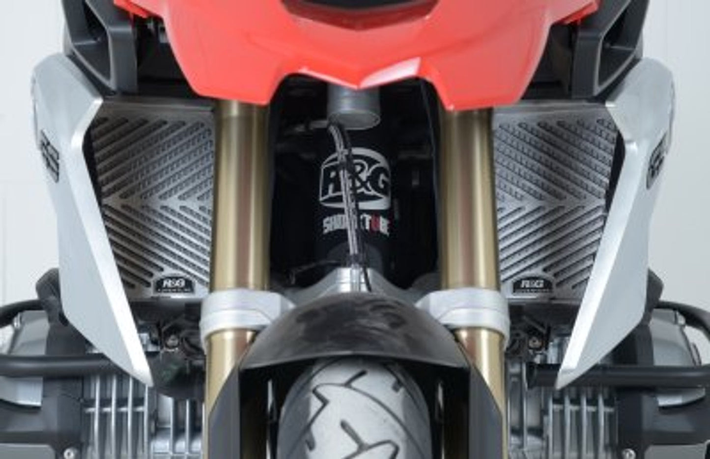 R&G Racing Stainless Steel Radiator Guards - Pair for BMW R1200GS / R1200GS Adventure '13-'19, R1250GS '18-'22, R1250RT '19-'22