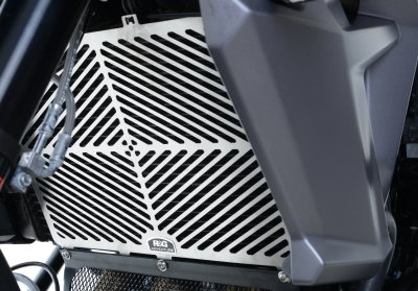 R&G Racing Stainless Steel Radiator Guard for Triumph Tiger 800 / Xrx / 800 Xcx '10-'21