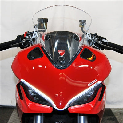 New Rage Cycles (NRC) Ducati Supersport 950 Mirror Block Off Front Turn Signals
