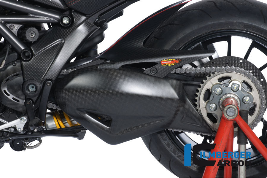 Ilmberger Carbon Swing Arm Cover Carbon for the Ducati Diavel 2011 - 2014