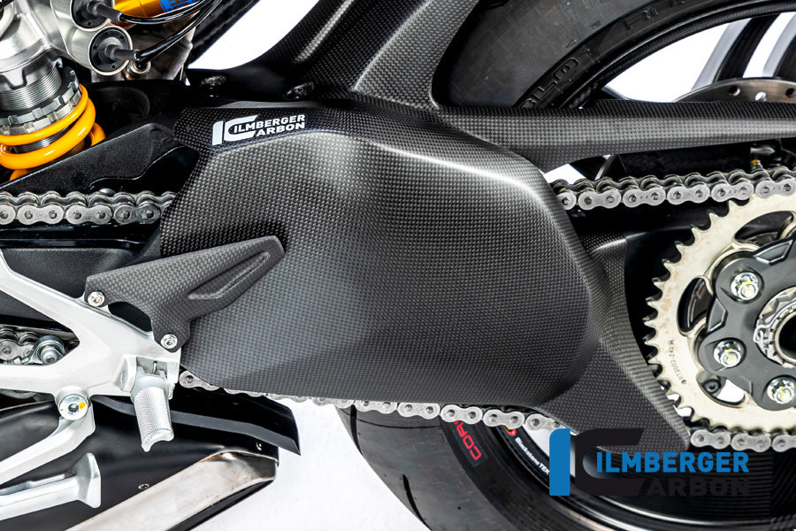 Ilmberger Carbon Swing Arm Cover for the Ducati Streetfighter V4 '20-23