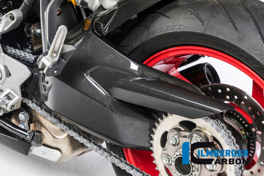 Ilmberger Carbon Swing Arm Cover for the Ducati Monster 1200S '17, Supersport '17-22