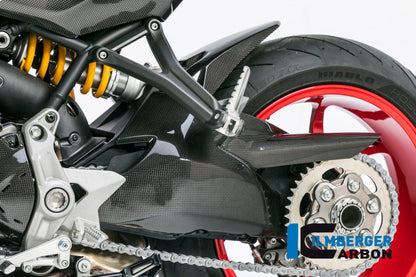 Ilmberger Carbon Swing Arm Cover for the Ducati Monster 1200S '17, Supersport '17-22