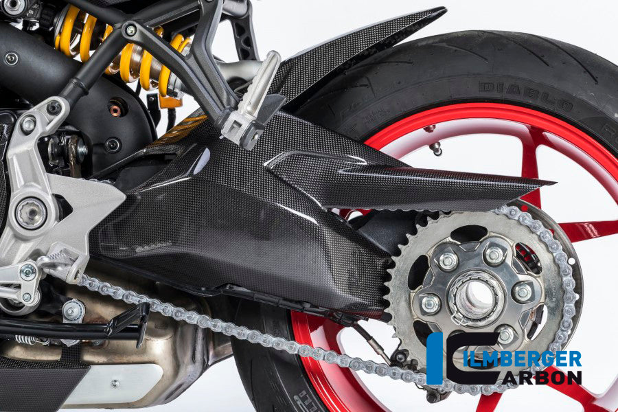 Ilmberger Carbon Swing Arm Cover for the Ducati Monster 1200S '17, Supersport '17-22