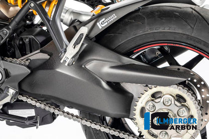 Ilmberger Carbon Swing Arm Cover for the Ducati Monster 1200S '17, Supersport '17-22