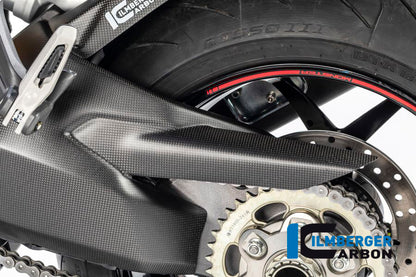 Ilmberger Carbon Swing Arm Cover for the Ducati Monster 1200S '17, Supersport '17-22