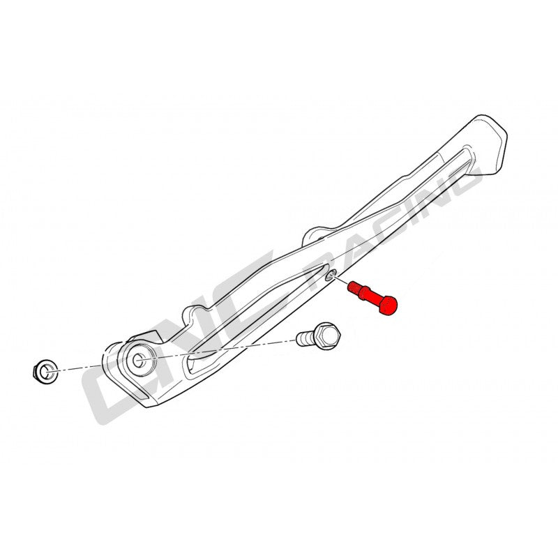 CNC Racing Billet Kickstand (Sidestand) Pin for Ducati Panigale / Streetfighter V4 / S / Speciale / R