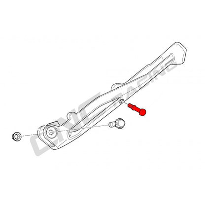 CNC Racing Billet Kickstand (Sidestand) Pin for Ducati Panigale / Streetfighter V4 / S / Speciale / R