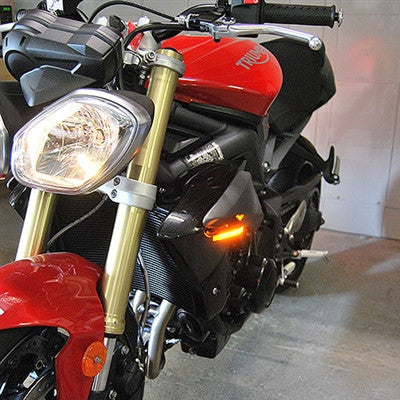 New Rage Cycles (NRC) Triumph Street Triple Front Turn Signals | 2013-Present
