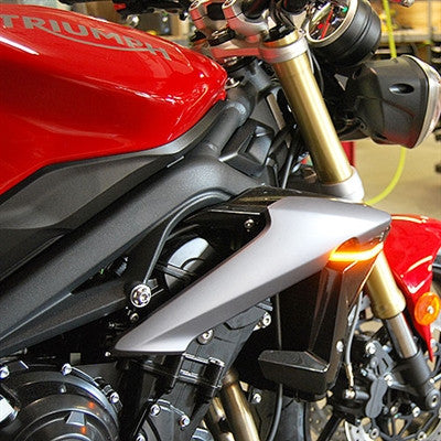 New Rage Cycles (NRC) Triumph Street Triple Front Turn Signals | 2013-Present