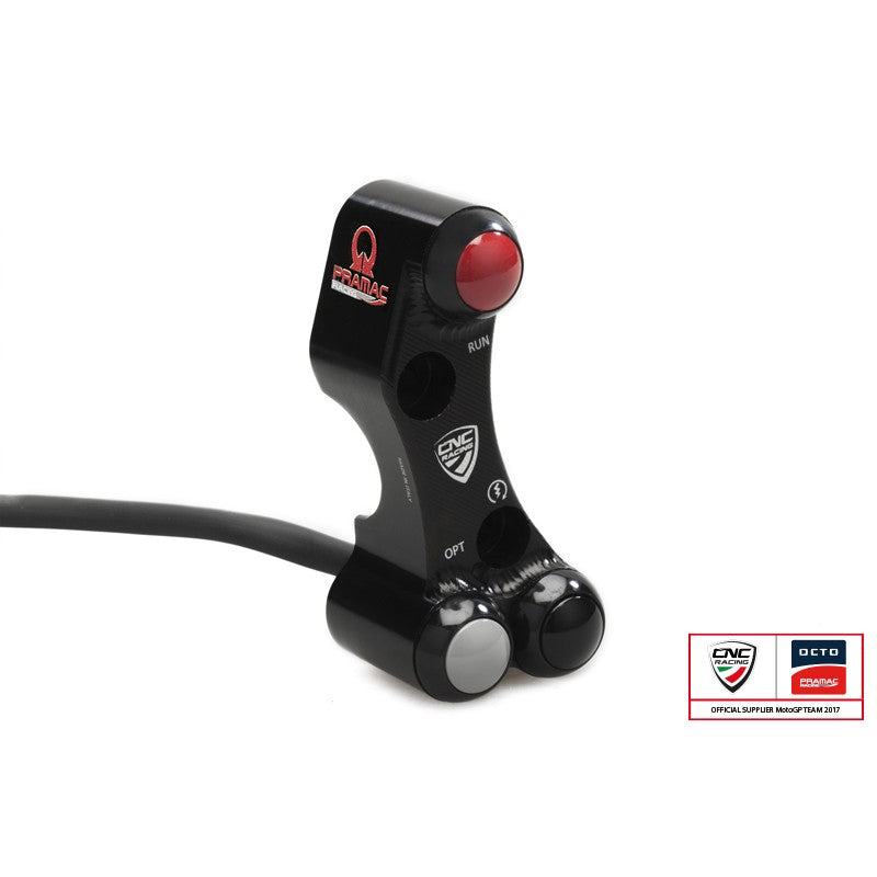 CNC Racing PRAMAC RACING LIMITED EDITION Right Hand Side Billet Switch for use with Brembo Forged & Billet Brake Master Cylinders for Ducati Panigale V4 / S / Speciale (18-24)
