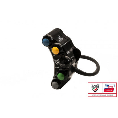 CNC Racing PRAMAC RACING LIMITED EDITION Left Hand Side Billet 7 Button RACE Switch for Ducati Panigale / Streetfighter V4 / S / R / Speciale (18-24)