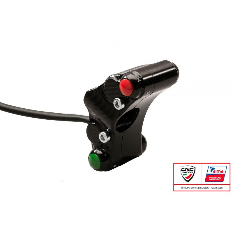 CNC Racing PRAMAC RACING LIMITED EDITION Left Hand Side Billet 7 Button RACE Switch for Ducati Panigale / Streetfighter V4 / S / R / Speciale (18-24)