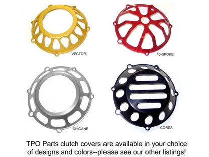 TPO Billet Clutch Cover For Dry Clutches - Chicane