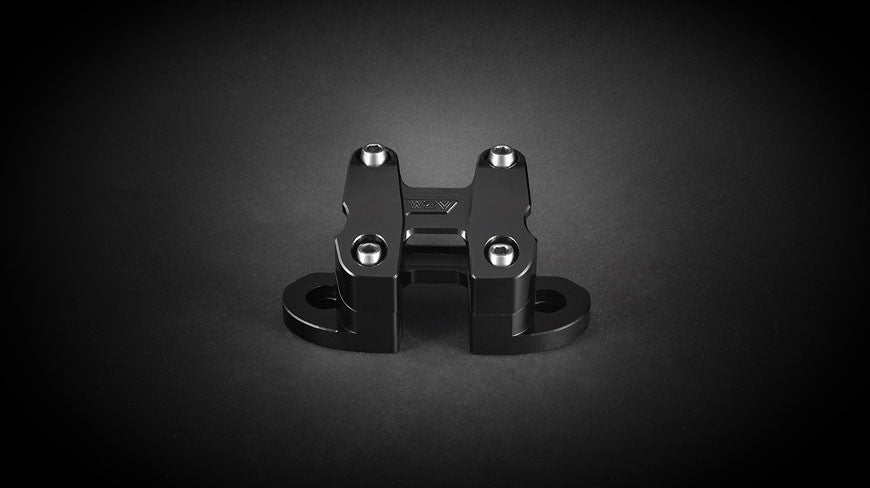 AEM FACTORY - DUCATI SCRAMBLER RISER KIT & CLOCK SUPPORT  FOR 28MM HANDLEBARS